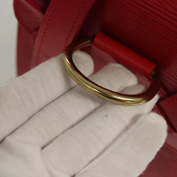 LOUIS VUITTON Epi Montsouris MM Backpack Monaco 700th Red LV Auth BD973AV - Picture 10 of 16